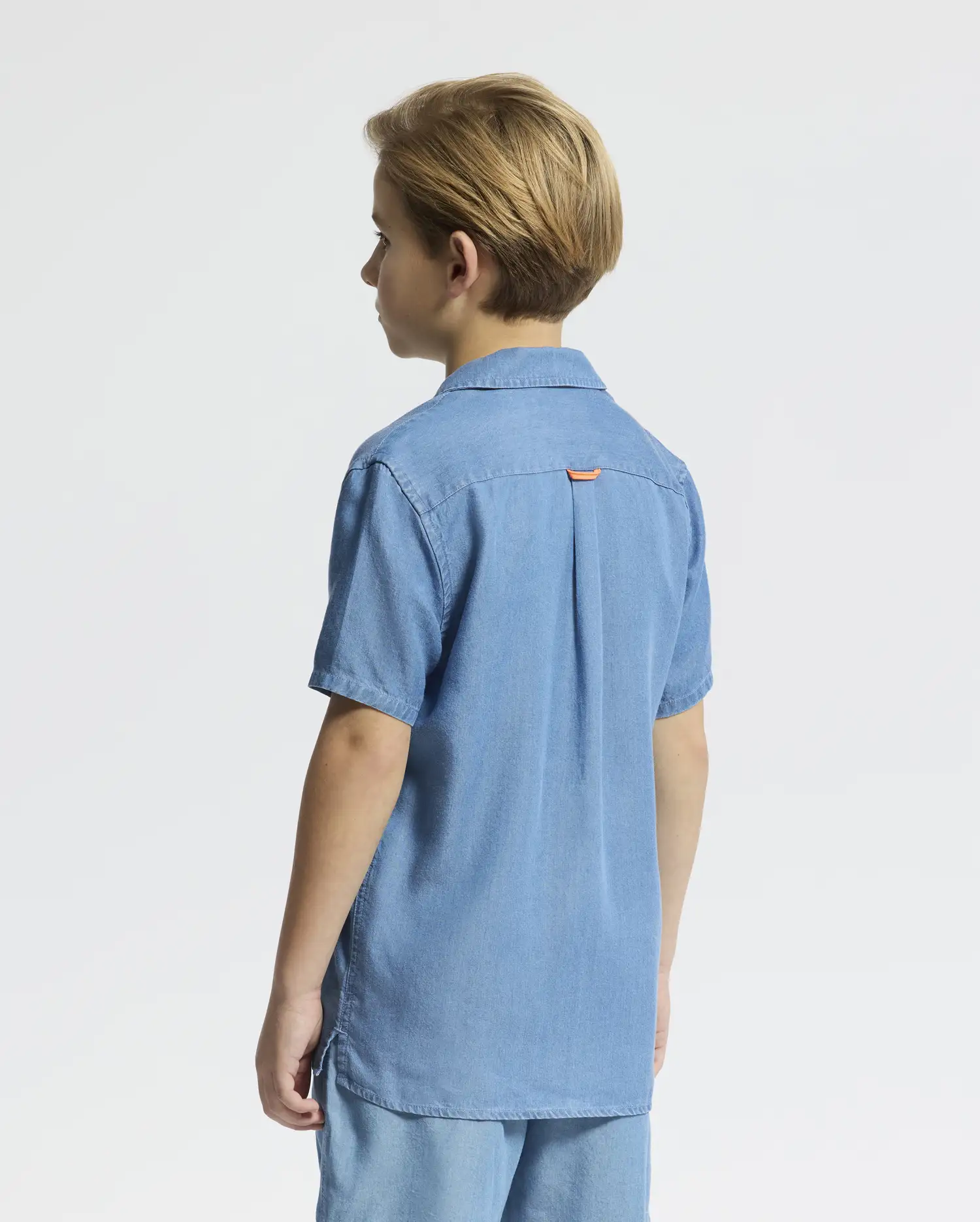 KIDS KERVIN LIGHTWEIGHT DENIM WOVEN SHIRT - B0Q467F200 - Image 11