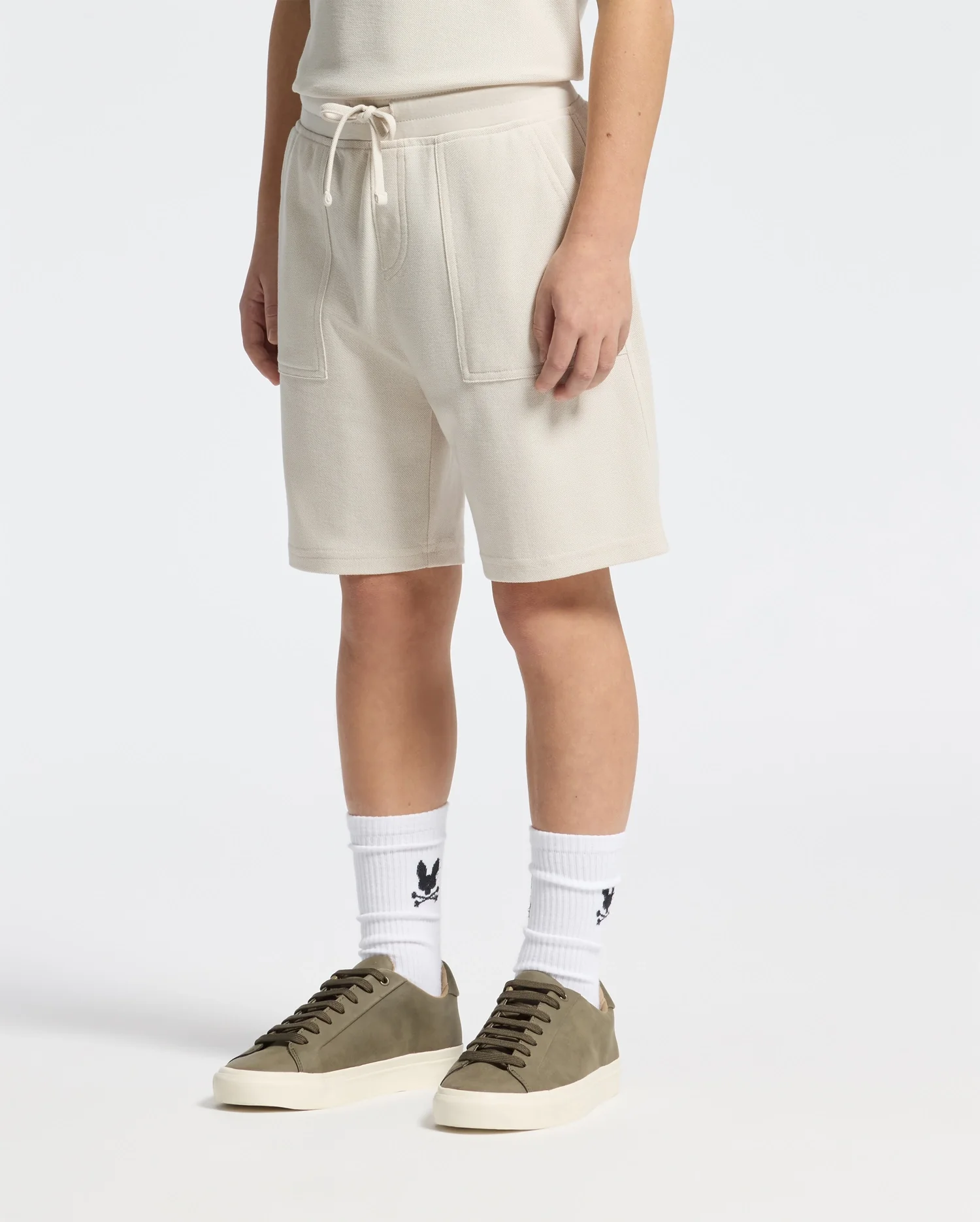 KIDS TAYLOR LIGHT PIQUE SWEATSHORT - B0R344F200 - Image 4