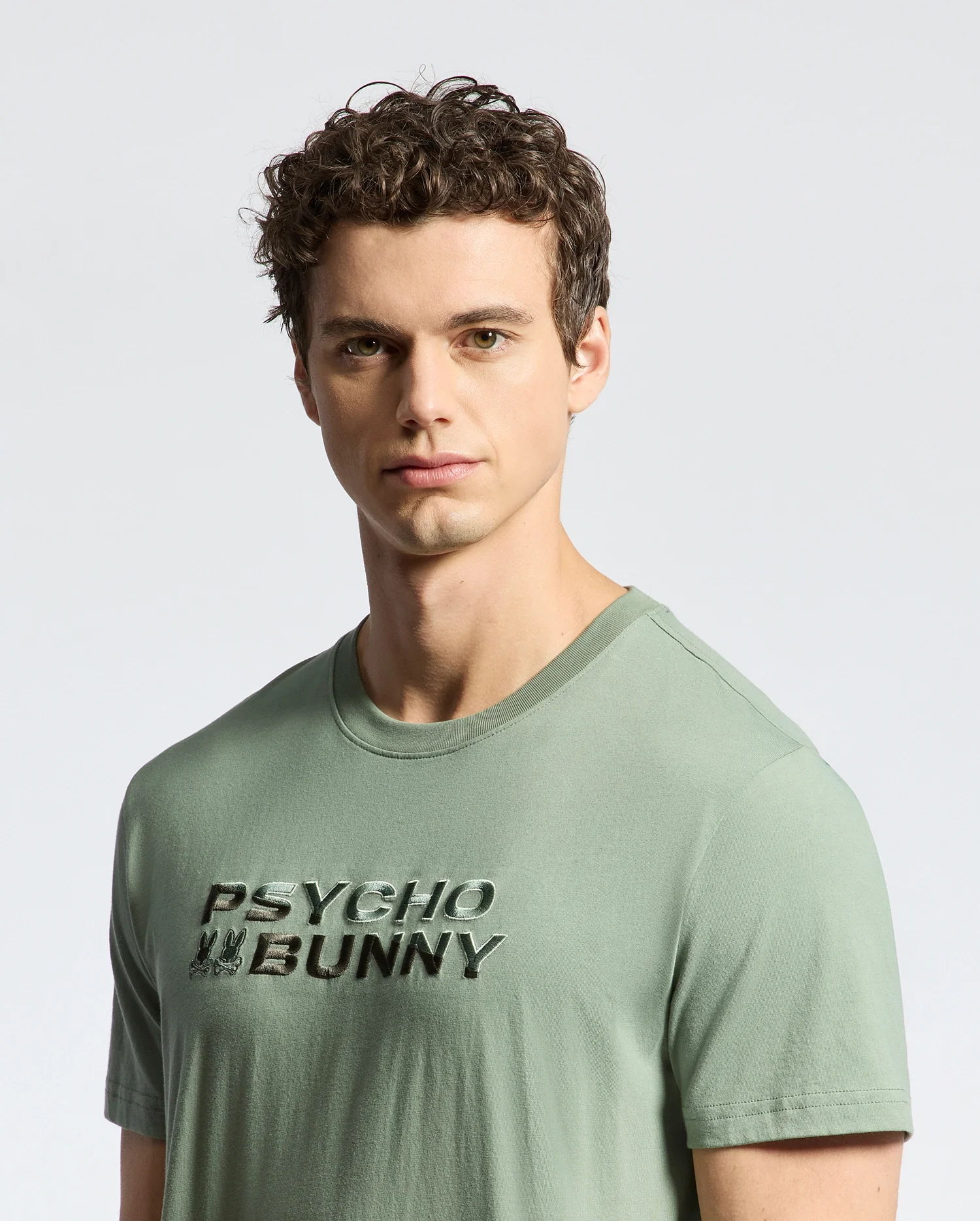 MENS BERNI EMBROIDERED WORDMARK GRAPHIC TEE - B6U417F200 - Image 3