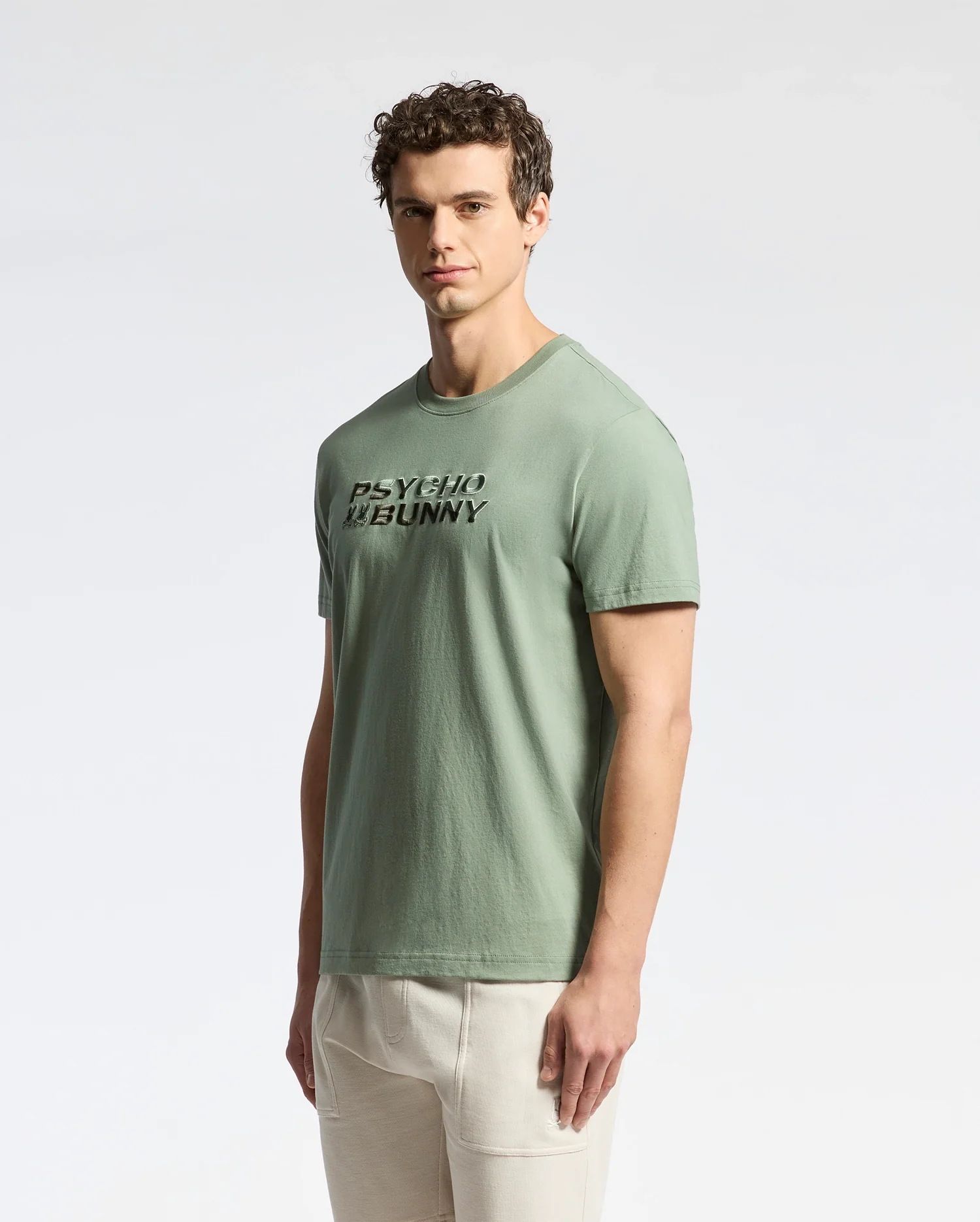 MENS BERNI EMBROIDERED WORDMARK GRAPHIC TEE - B6U417F200 - Image 5
