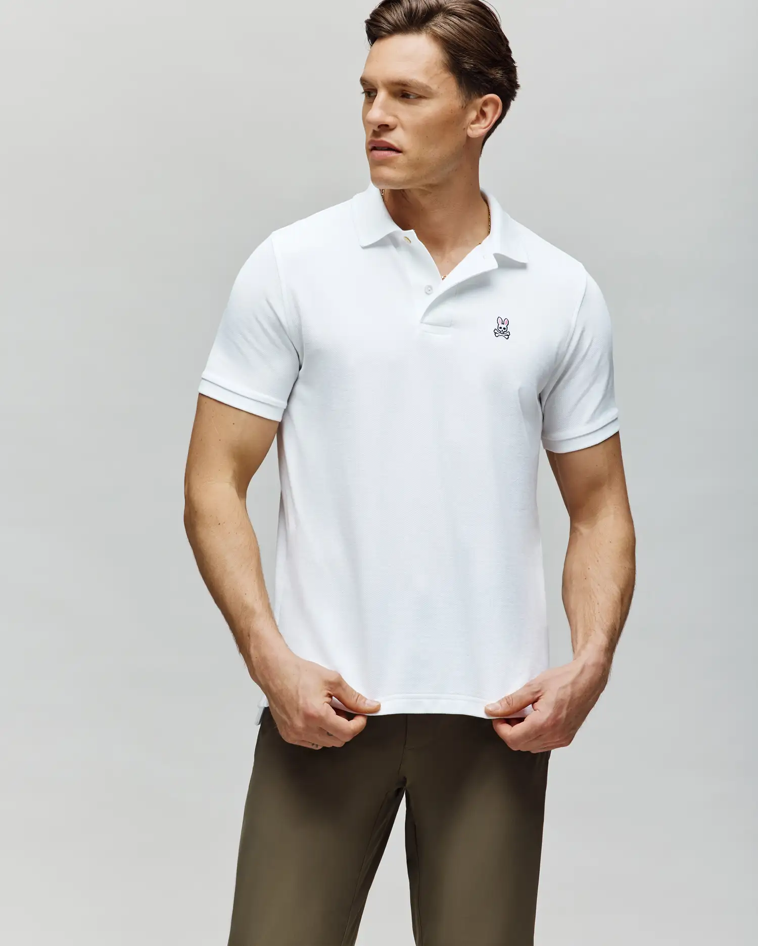MENS CLASSIC PIQUE POLO SHIRT - B6K001ARPC - Image 4