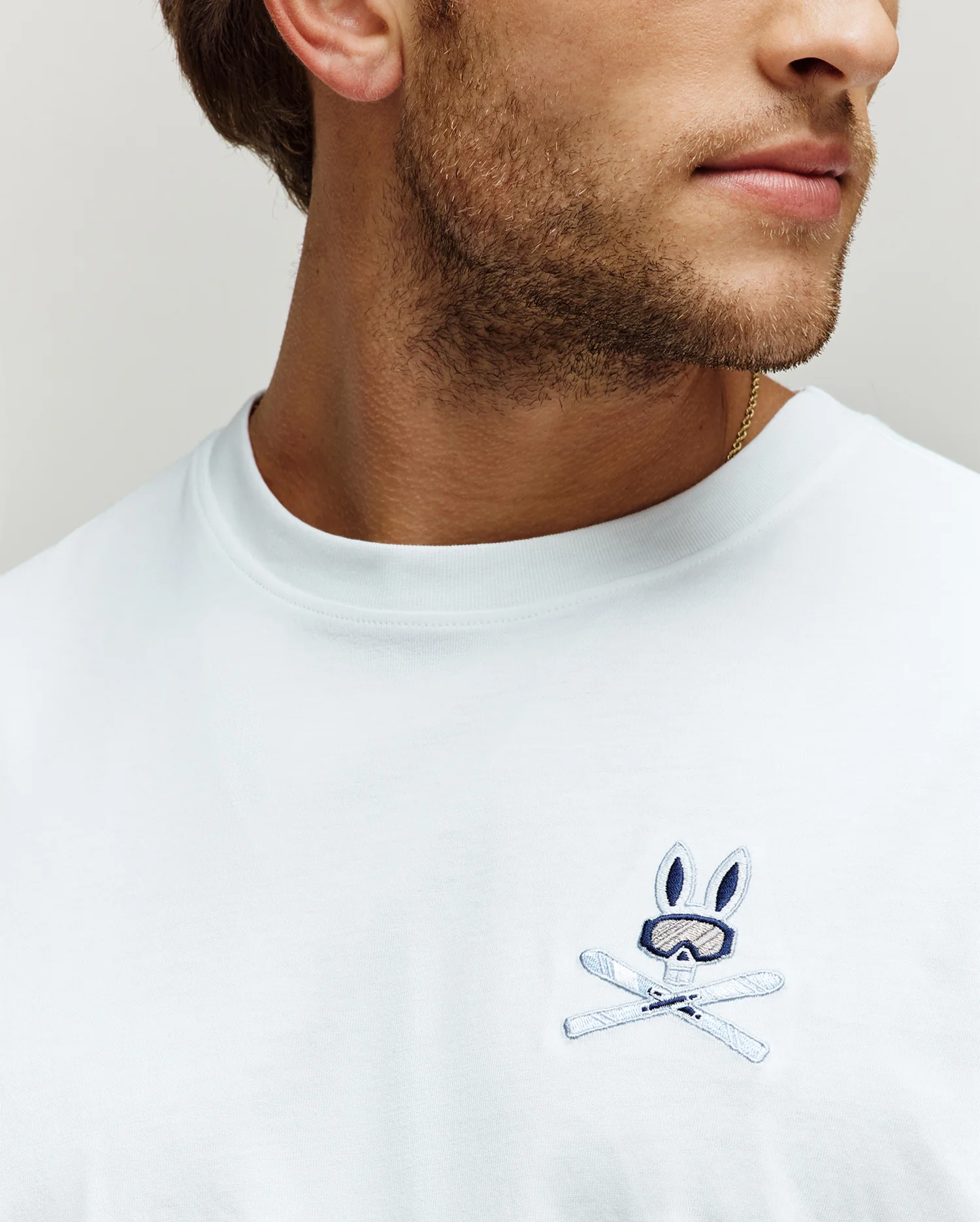 MENS INDIGO OVERSIZED FIT TEE - MT0200262 - Image 4