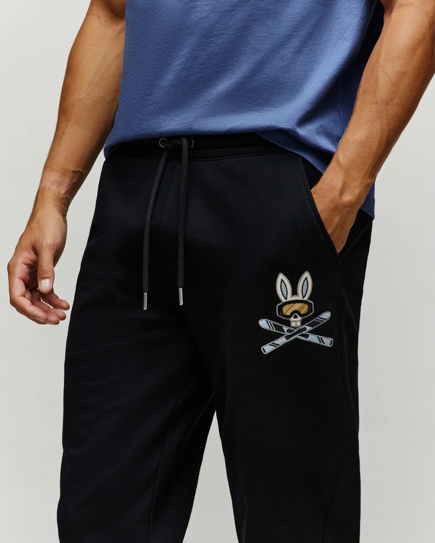 MENS INDIGO SKI BUNNY SWEATPANT - MB0800038 - Image 3