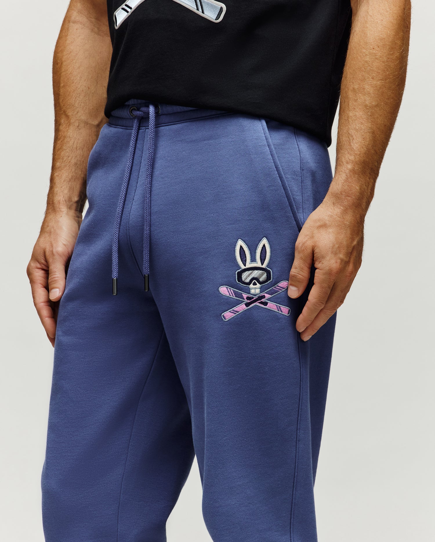 MENS INDIGO SKI BUNNY SWEATPANT - MB0800038 - Image 2