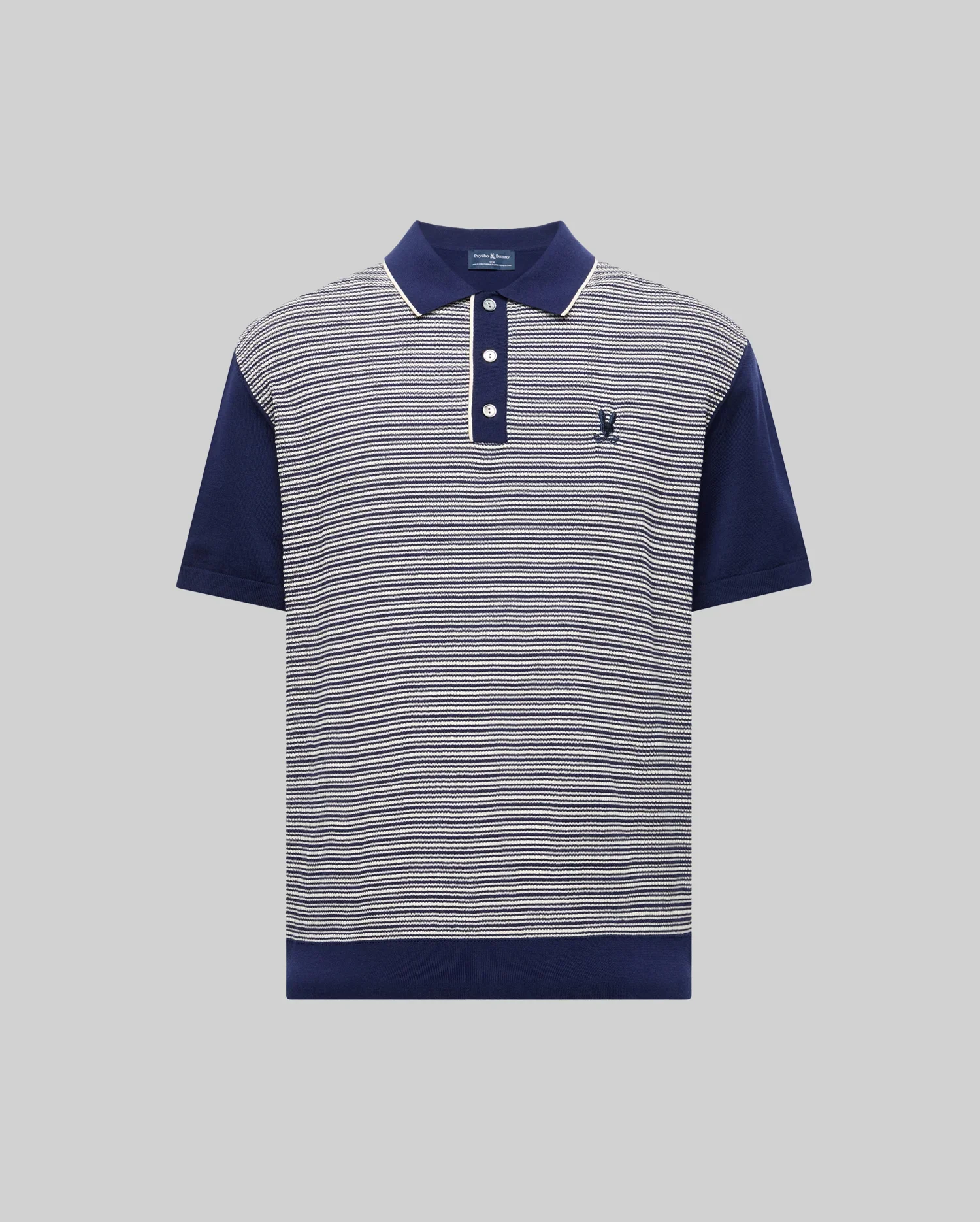 MENS KENNY STRIPED KNIT POLO - MT0400003 - Image 6
